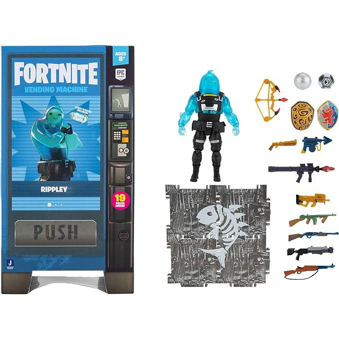 Epic Games Fortnite Rippley Figure Vending Machine