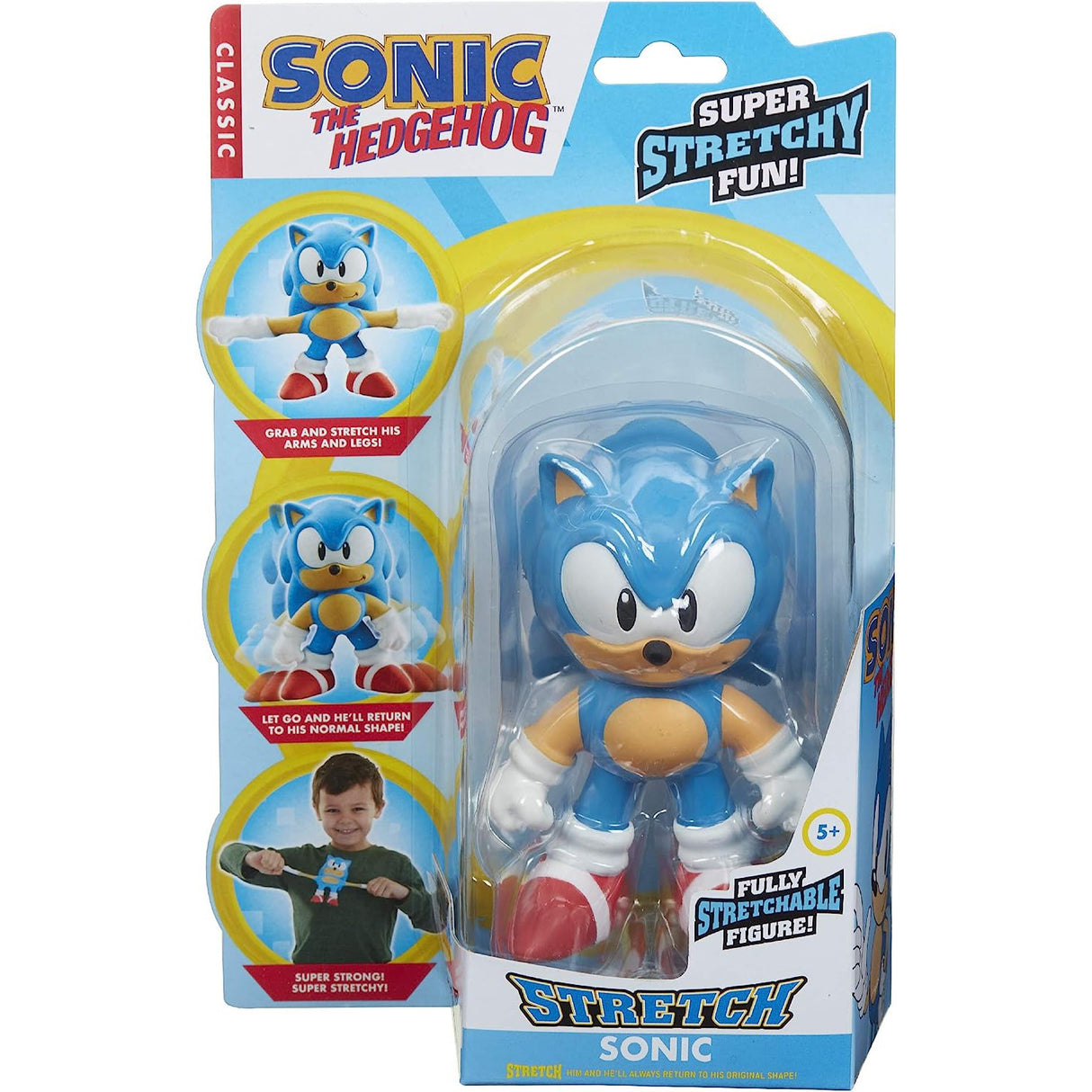 Sonic The Hedgehog Stretch Doll - Blue