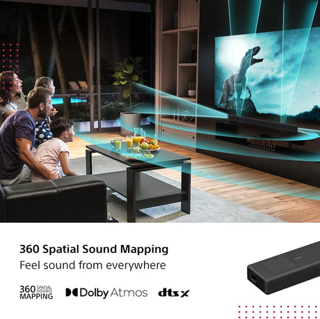 Sony HT-A5000 Wi-Fi Bluetooth All-In-One Soundbar with Dolby Atmos - Pristine