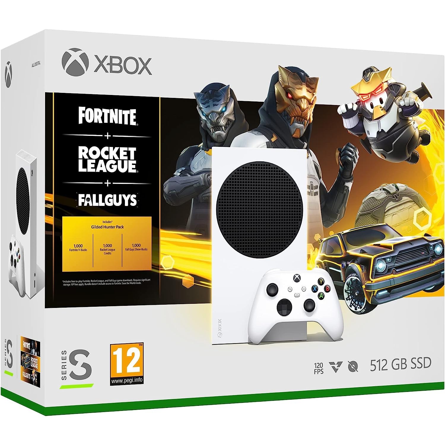 Microsoft Xbox Series S Console, Fortnite + Rocket League - New