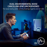 Razer Hammerhead HyperSpeed Wireless Gaming Earbuds for PlayStation - White - Pristine