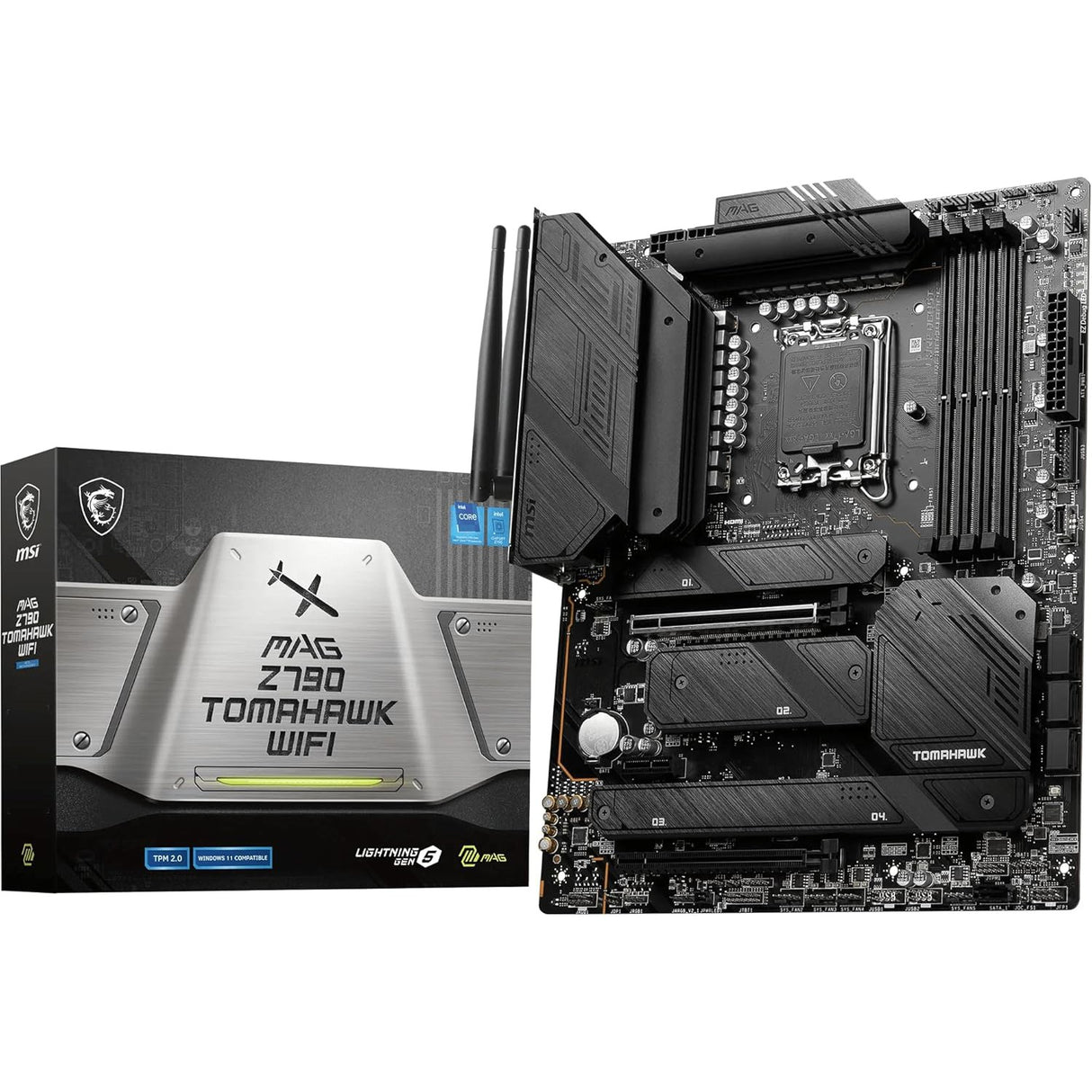 MSI MAG Z790 TOMAHAWK Wi-Fi Motherboard - Pristine