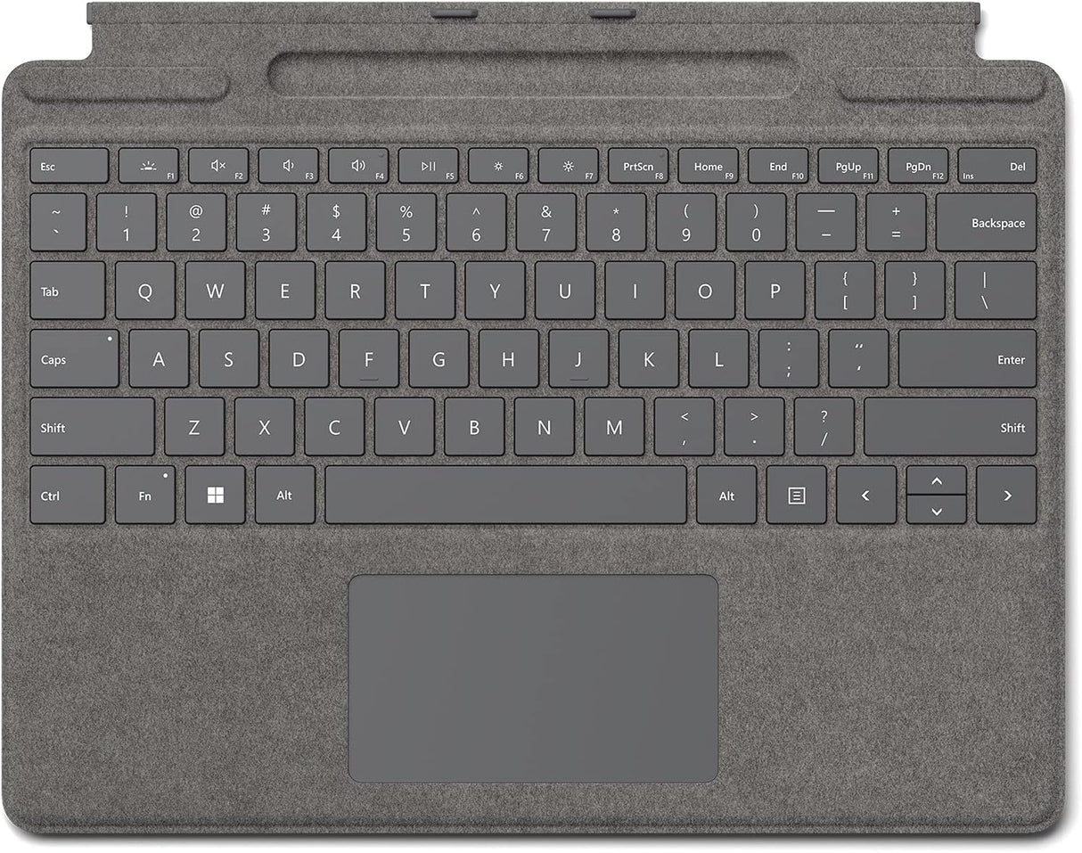 Microsoft Surface Pro X Signature Keyboard - Grey - Pristine - Missing Stylus