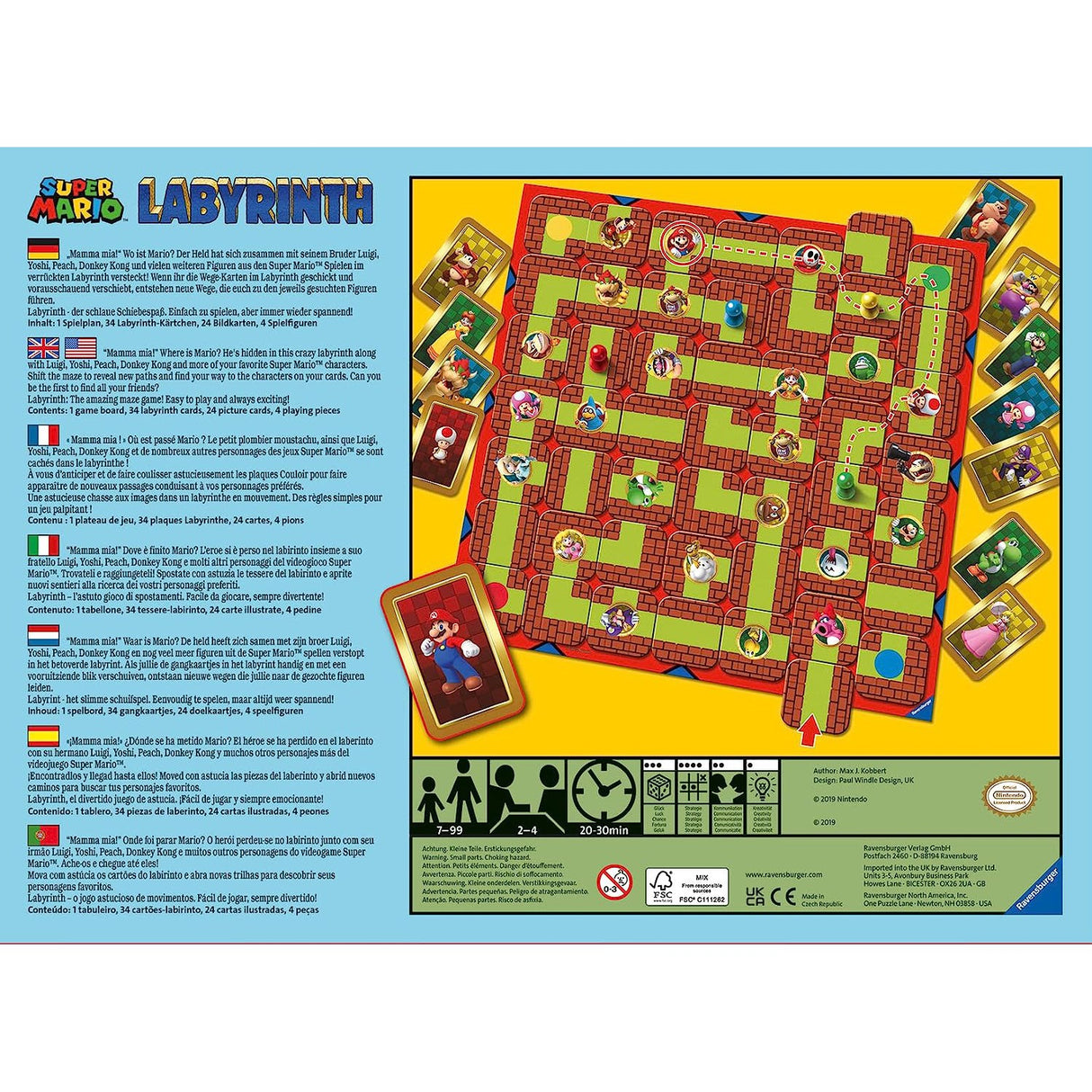 Nintendo Super Mario Labyrinth Game