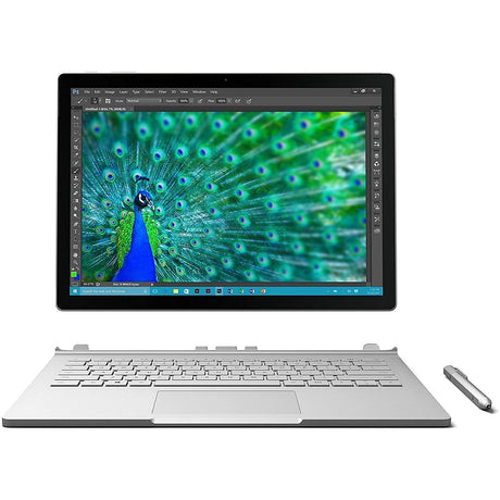 Refurbished Microsoft Surface Book Intel Core i7-6600U 16GB RAM 512GB - Silver - Good