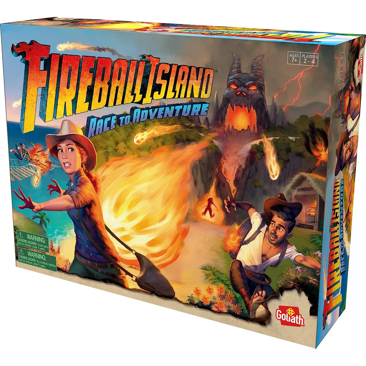 Goliath Games Fireball Island Race to Adventure Board Game
