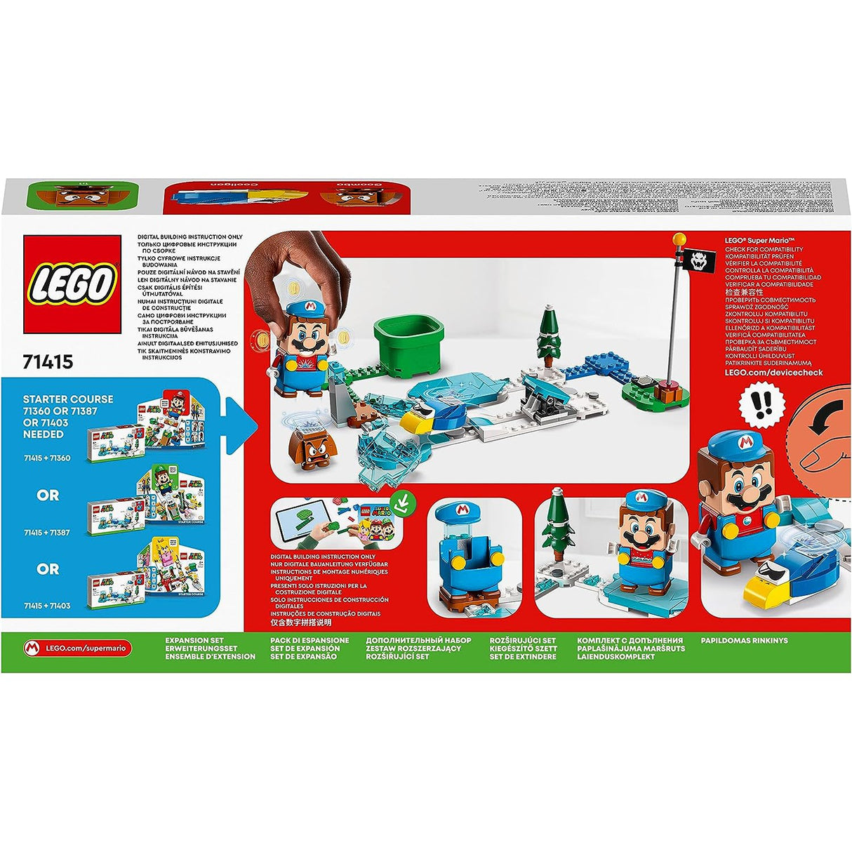 Lego Super Mario 71363 Ice Mario Suit and Frozen World