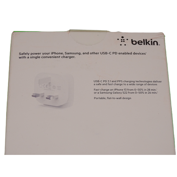 Belkin USB-C Wall Charger 20W - White