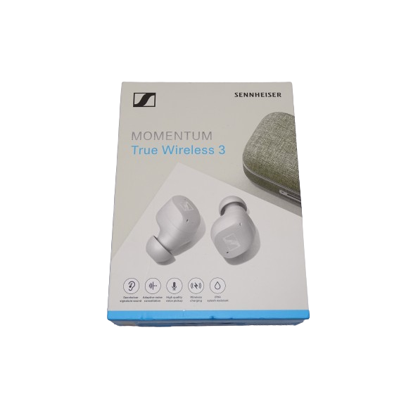 Sennheiser Momentum True Wireless 3 Bluetooth Headphones - White - Pristine