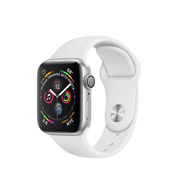 Apple Watch Series 4 40mm - Silver - Black Strap | Stock Must Go