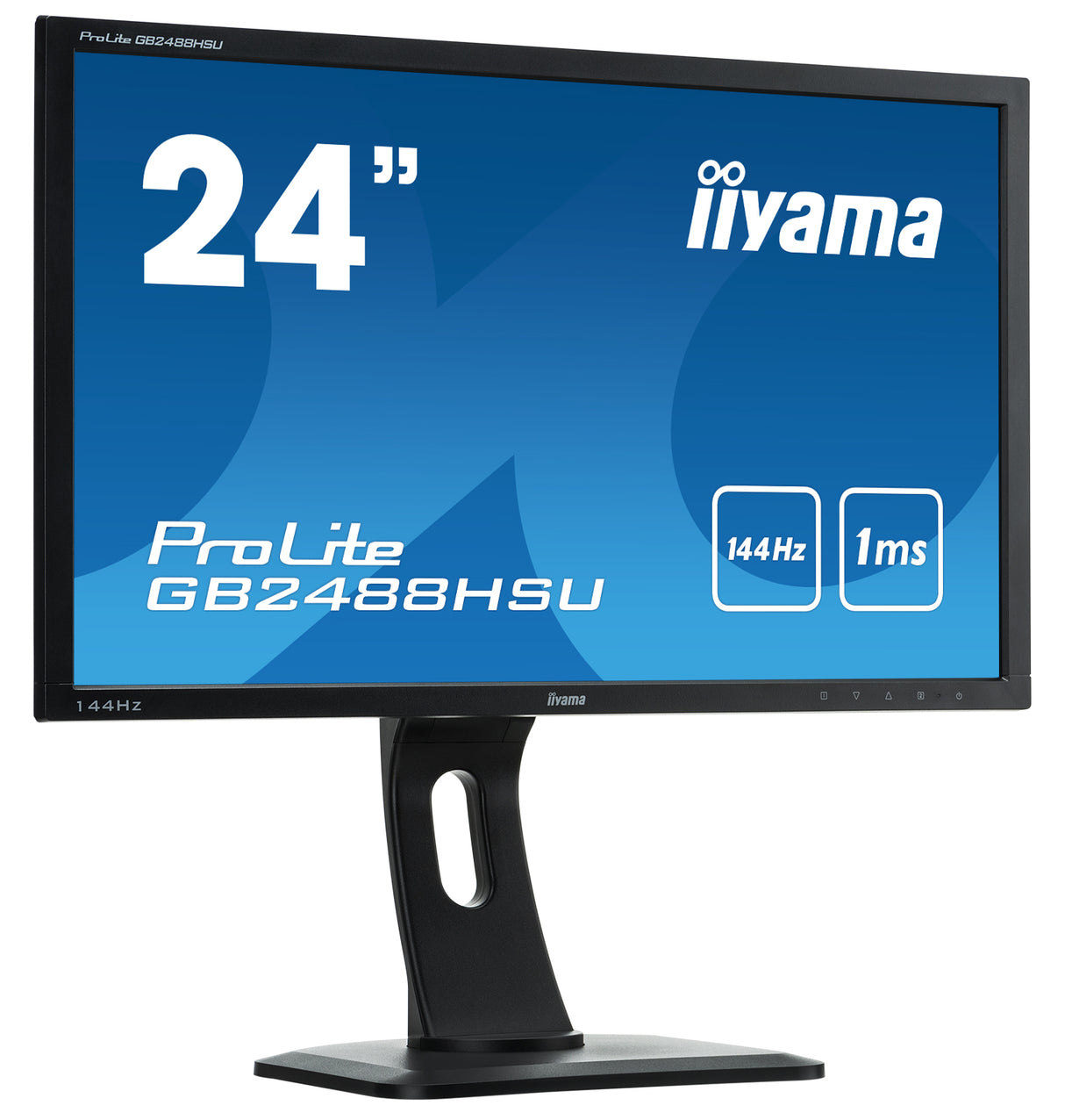 Iiyama ProLite GB2488HSU Monitor - Black - Refurbished Excellent