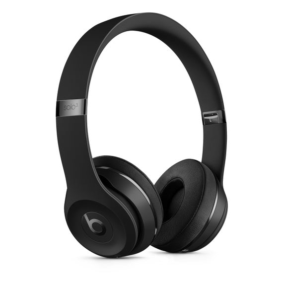 Beats Solo3 Wireless Headphones - Black - Refurbished Pristine