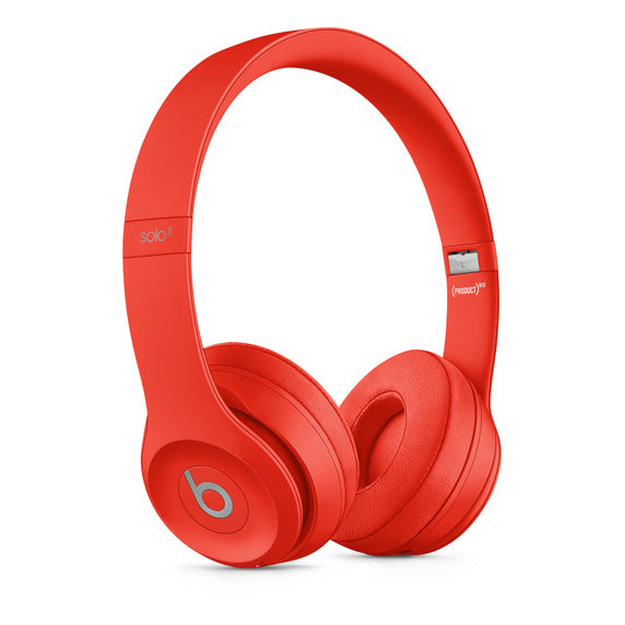 Beats Solo3 Wireless Headphones - Red - Refurbished Pristine