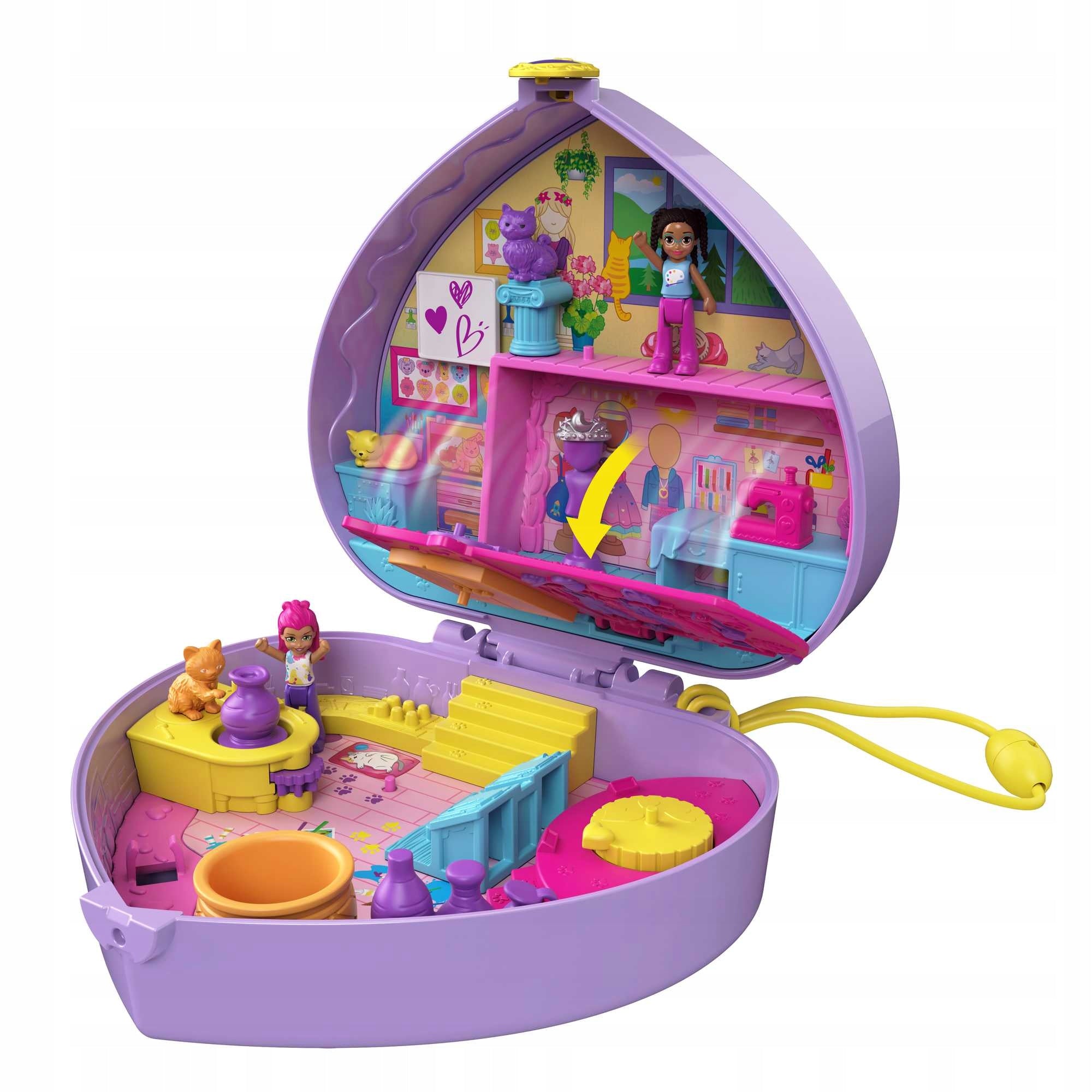 Polly Pocket Starring Shani Art Studio Compact | Stock Must Go