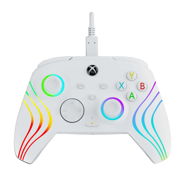 PDP Afterglow Wave Wired Controller for Xbox Series X|S - White - Refurbished Excellent
