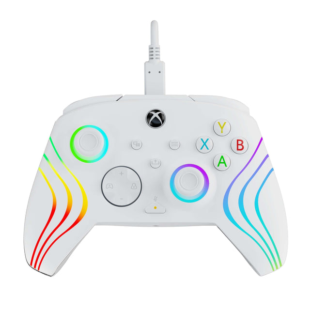 PDP Afterglow Wave Wired Controller for Xbox Series X|S - White - Refurbished Pristine