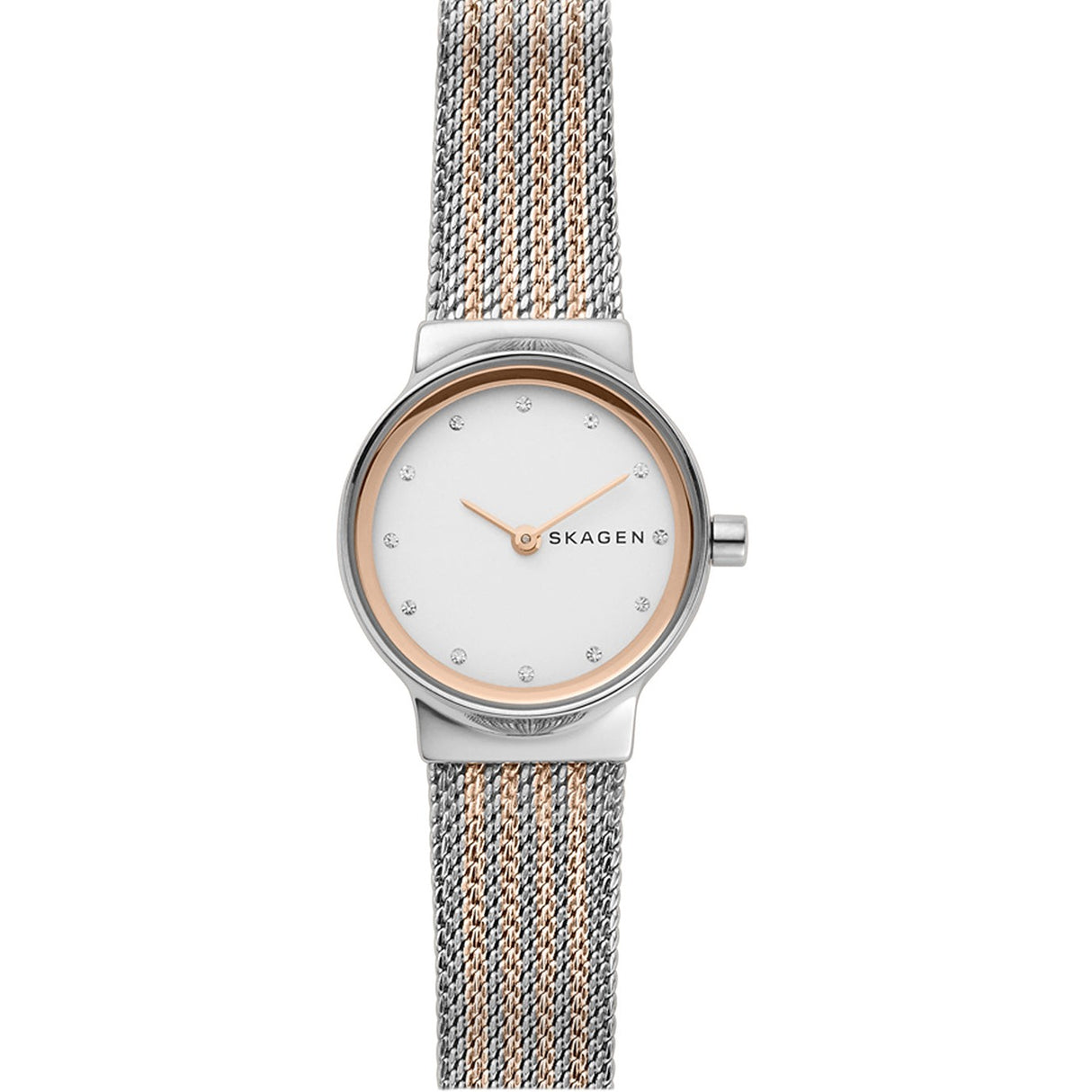 Skagen SKW2699 Freja Lille Two-Tone Steel Mesh Watch