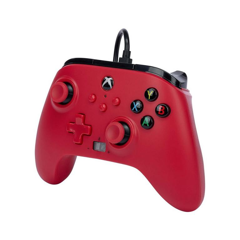 Powera Enhanced Xbox Wired Controller Red Stock Must Go