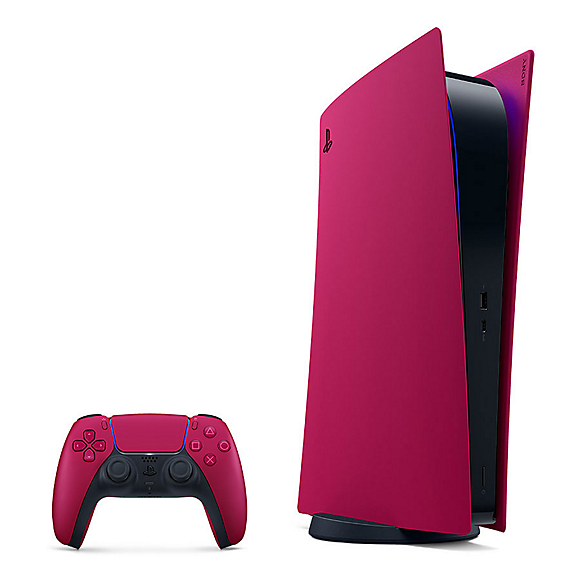 Sony PlayStation 5 Digital Console Cover - Cosmic Red