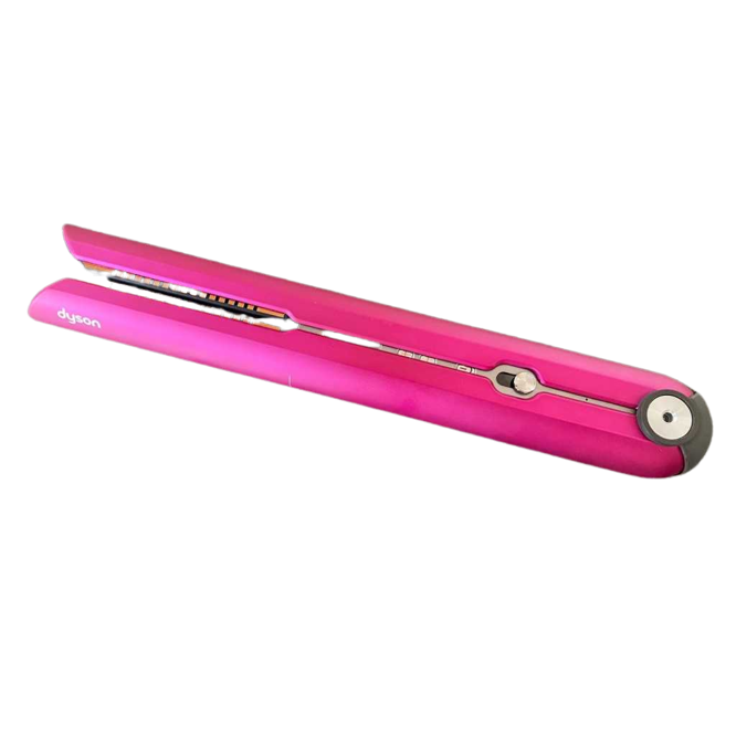 Dyson Corrale Hair Straightener - Bright Nickel / Fuchsia - Refurbished Pristine