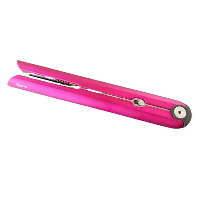 Dyson Corrale Hair Straightener - Bright Nickel / Fuchsia - Refurbished Pristine