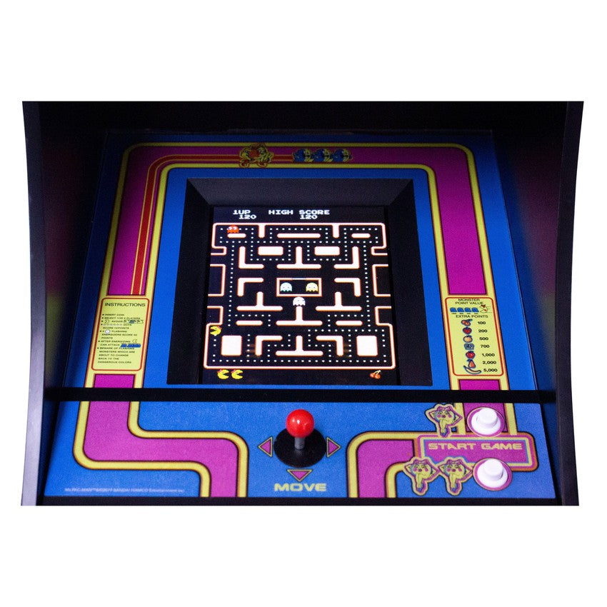 Numskull Ms Pac-Man Quarter Scale Arcade Cabinet - New