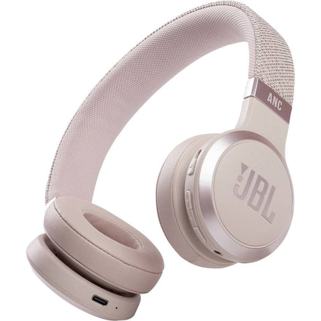 JBL Live 460 Noise Cancelling Wireless Over-Ear Headphones - Coral - New