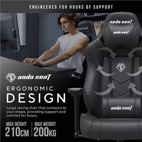 Anda Seat Dark Demon Premium Gaming Chair (AD19-01-B-PV) - Open Box