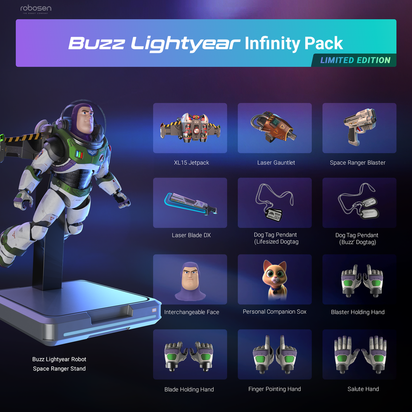 Robosen Buzz Lightyear Infinity Pack Limited Edition - Good