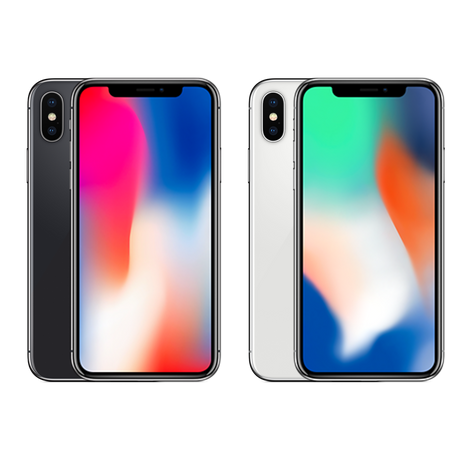 Apple iPhone X Unlocked, 64GB/256GB, All Colours - Fair Condition