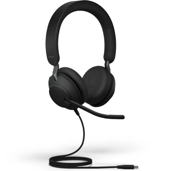 Jabra Evolve2 40 USB-C PC Headset - Black - Good