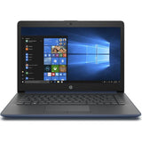 Refurbished HP Notebook 14-CM0599SA 14" AMD Ryzen 3 2200U 4GB RAM 128GB - Blue - Good