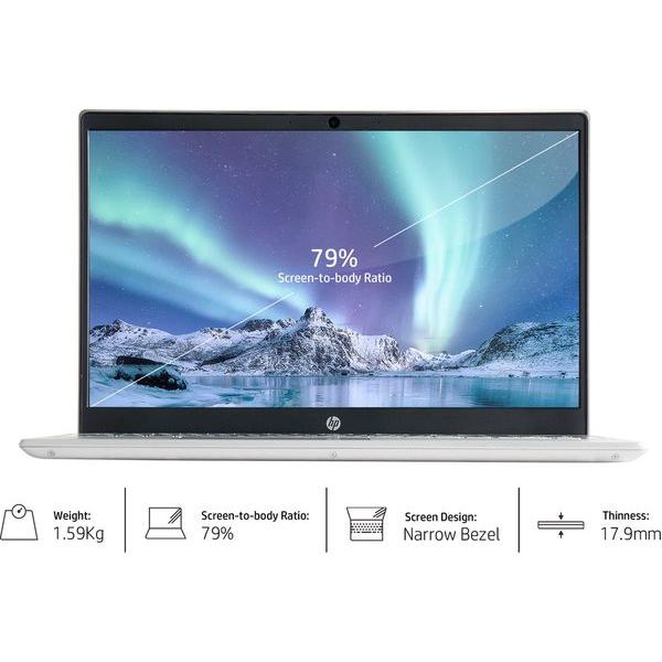 Refurbished HP Pavilion 14-CE3510NA 14" Intel Core i5-1035G1 8GB RAM 512GB - Silver - Good