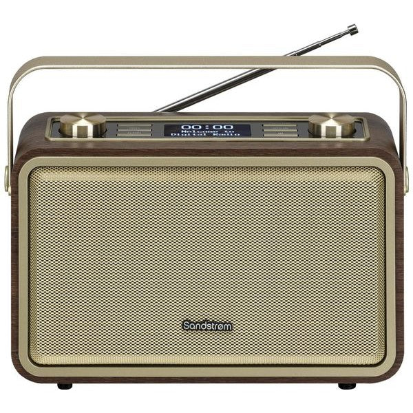 Sandstrom SDABSBR22 DAB+/FM Retro Bluetooth Radio - Gold - Pristine