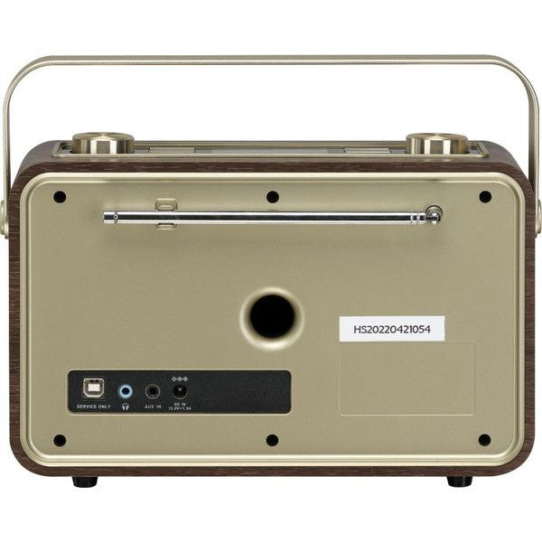 Sandstrom SDABSBR22 DAB+/FM Retro Bluetooth Radio - Gold - Pristine