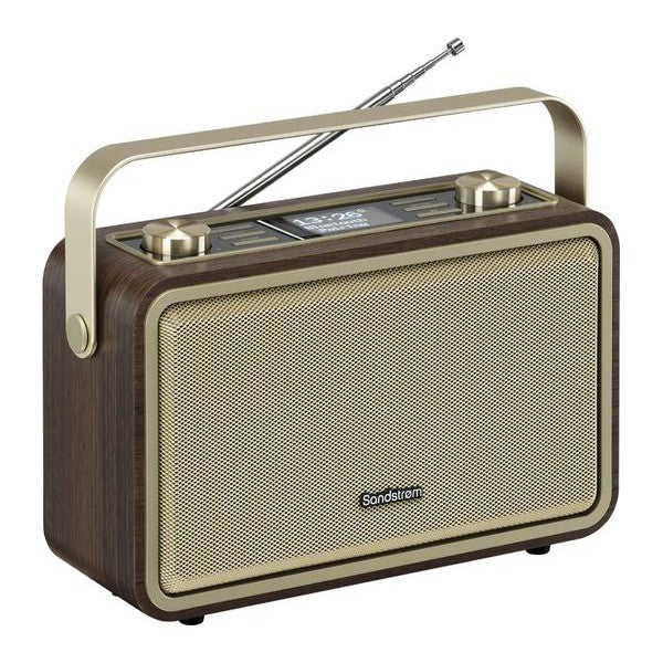 Sandstrom SDABSBR22 DAB+/FM Retro Bluetooth Radio - Gold - Pristine