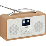 Logik L45DABW23 Portable DAB+/FM Radio - Brown / White - Pristine