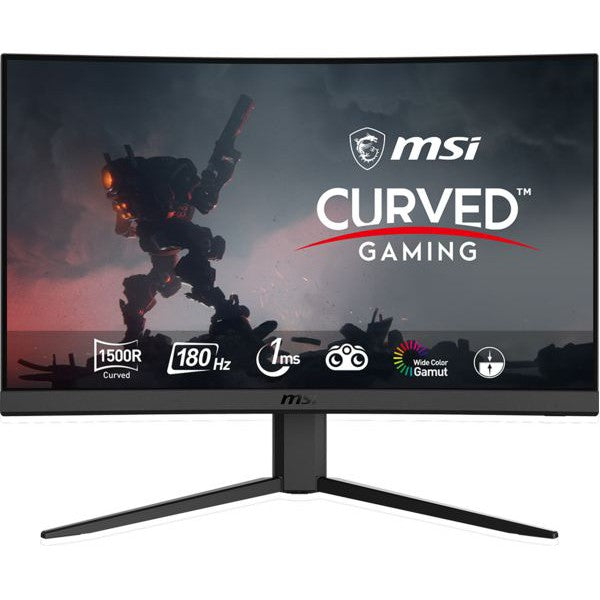 MSI G24C4 E2 Full HD 24" Curved VA Gaming Monitor - Black