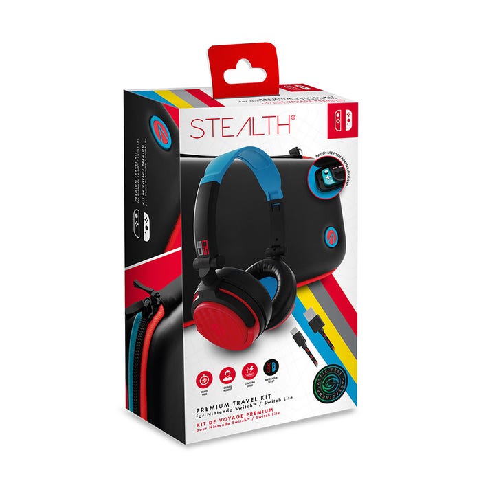 Stealth Premium Travel Kit With Headset For Switch / Lite / OLED - Good