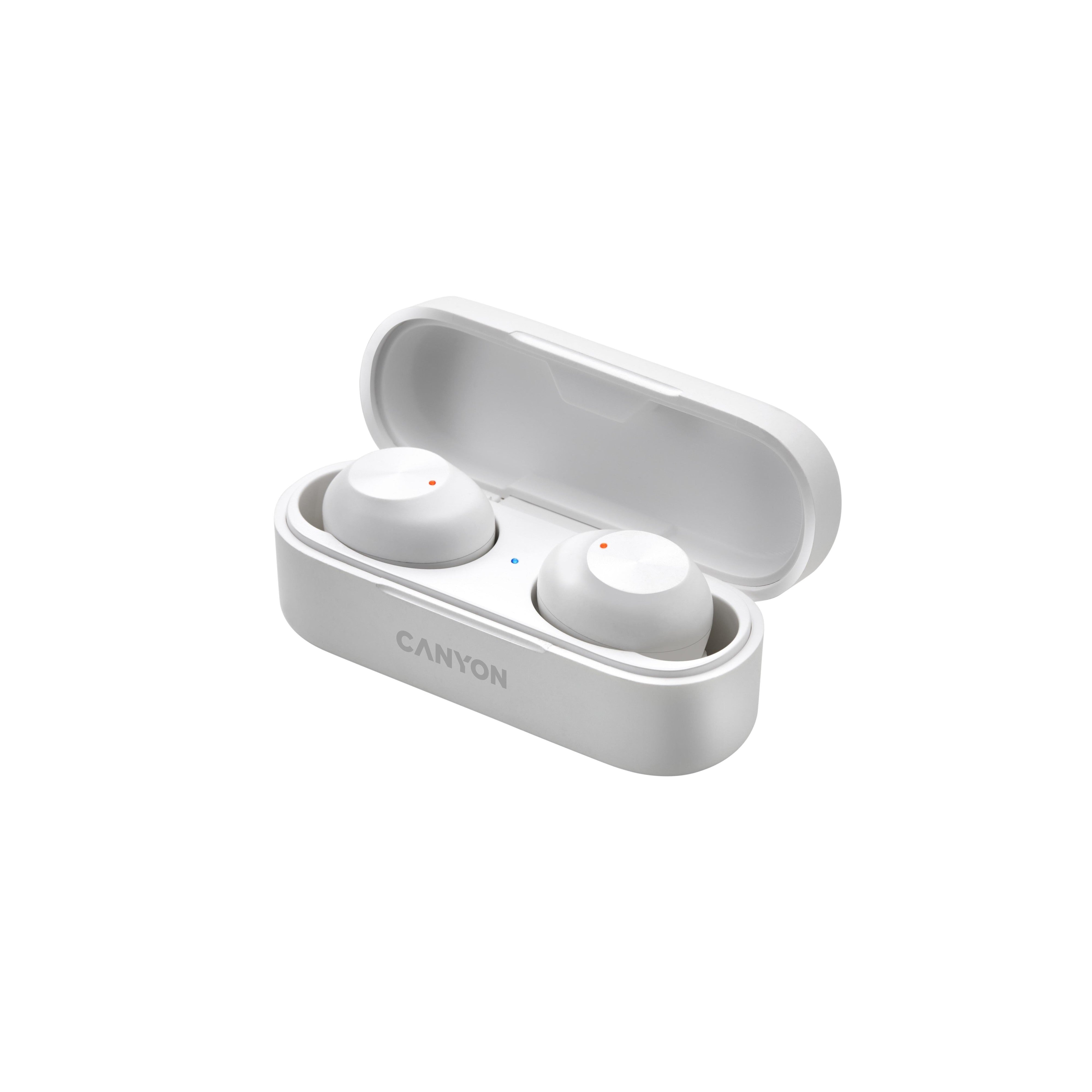 Canyon TWS Bluetooth Wireless Headset White Stock Must Go