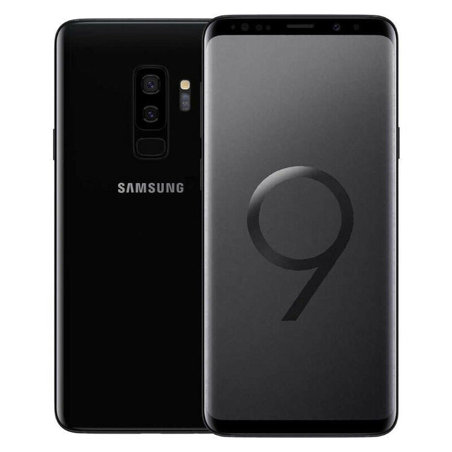 Samsung Galaxy S9 Plus, 64GB, Midnight Black, Unlocked - Good Condition