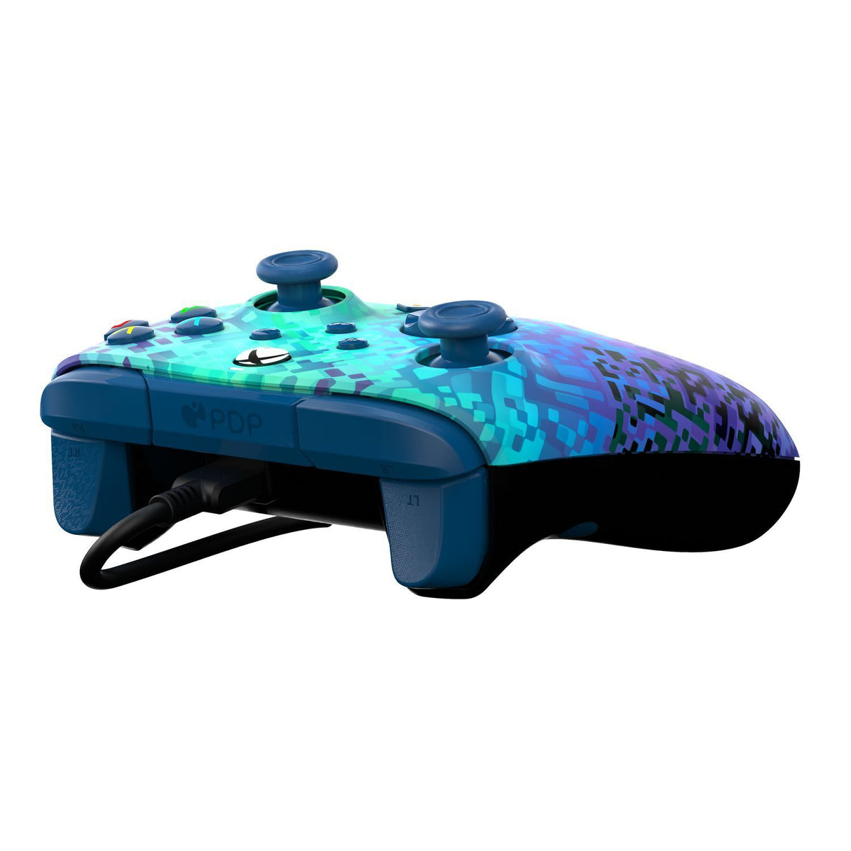 PDP Rematch Wired Controller for Xbox - Glitched Green - Pristine