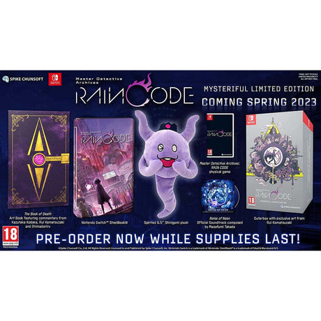 Nintendo Master Detective Archives Rain Code - Mysteriful Edition - Missing Shinigami Plush