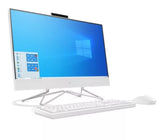 HP 24-DF0073N All-in-One Desktop PC Intel Pentium Gold G6400T 4GB RAM 256GB SSD 23.8" - White