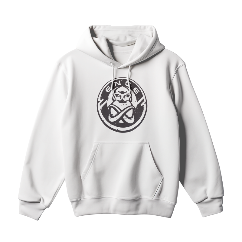 ENCE Logo Hoodie - White