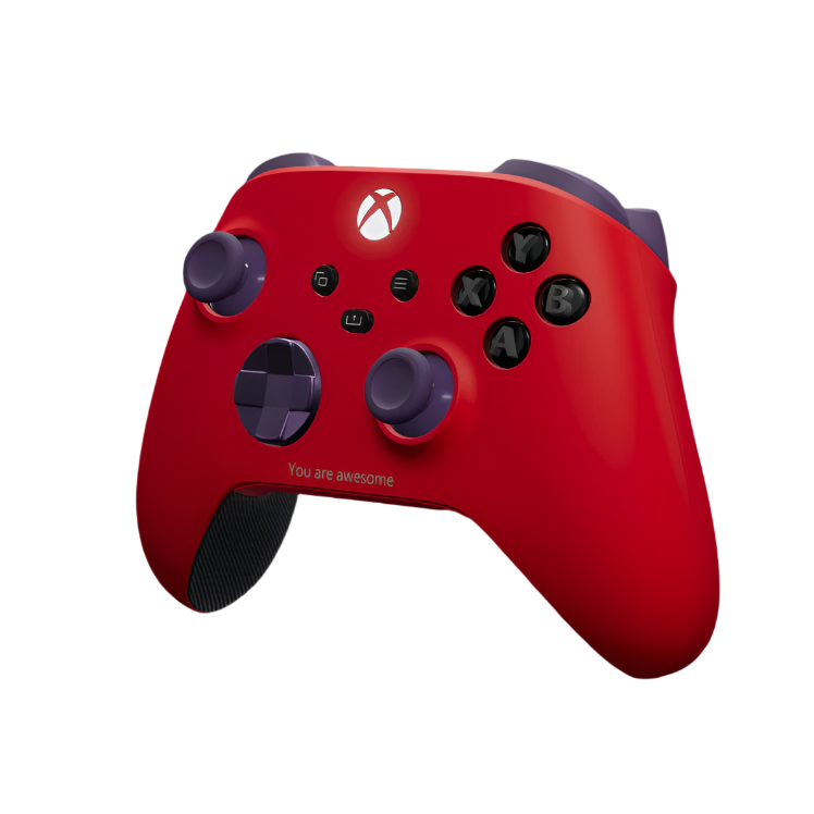 Microsoft Xbox Series X/S Controller - Design Lab - Red with Purple - Pristine