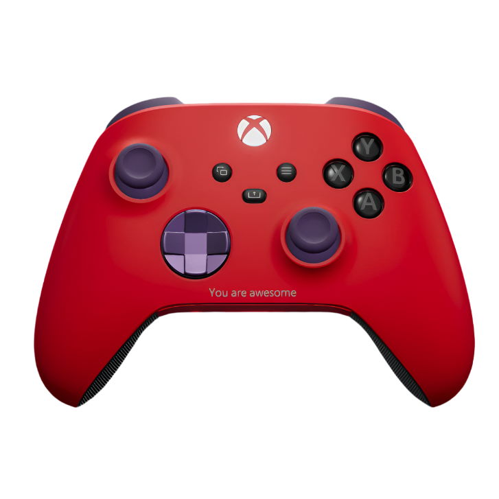 Microsoft Xbox Series X/S Controller - Design Lab - Red with Purple - Pristine