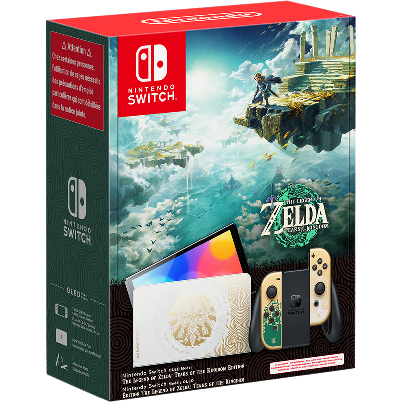 Nintendo Switch OLED 64GB - Legend of Zelda: Tears of the Kingdom Edition - Refurbished Pristine