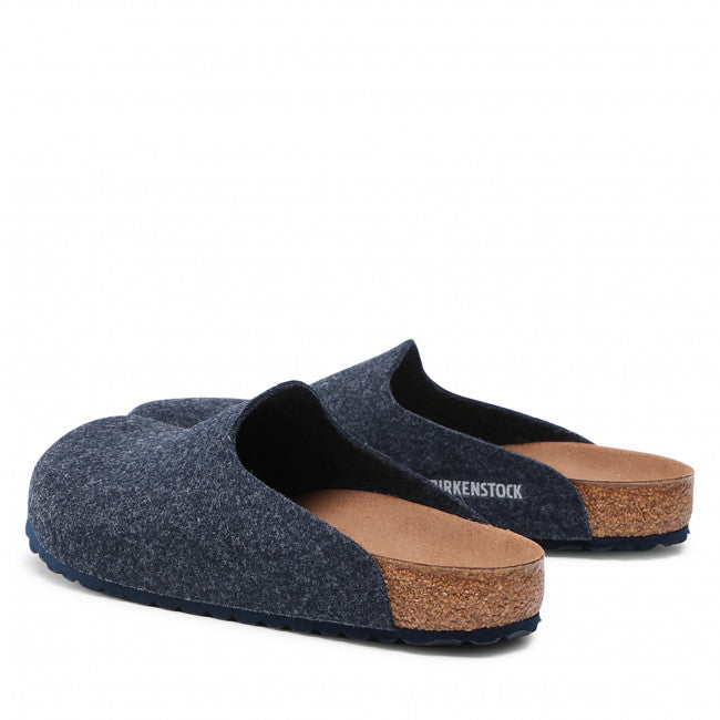 Birkenstock Unisex Amsterdam Mule Slippers Navy Size 7