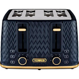 Tower Empire Collection T20061MNB 4-slice Toaster